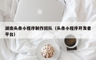 衡东湖南头条小程序制作团队（头条小程序开发者平台）
